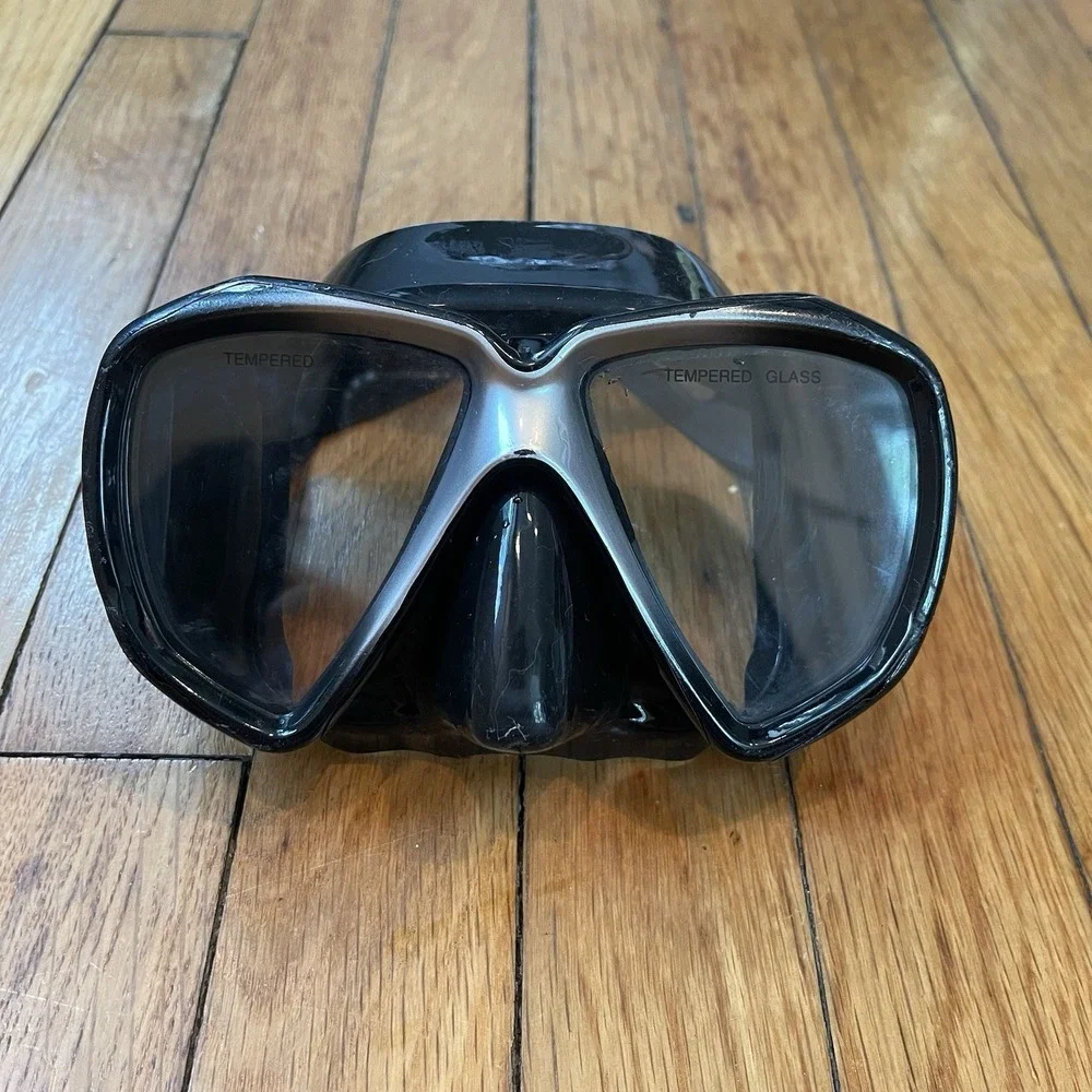 EXP Vision Scuba Diving Mask Tempered Glass Snorkel Anti-Fog Swim
